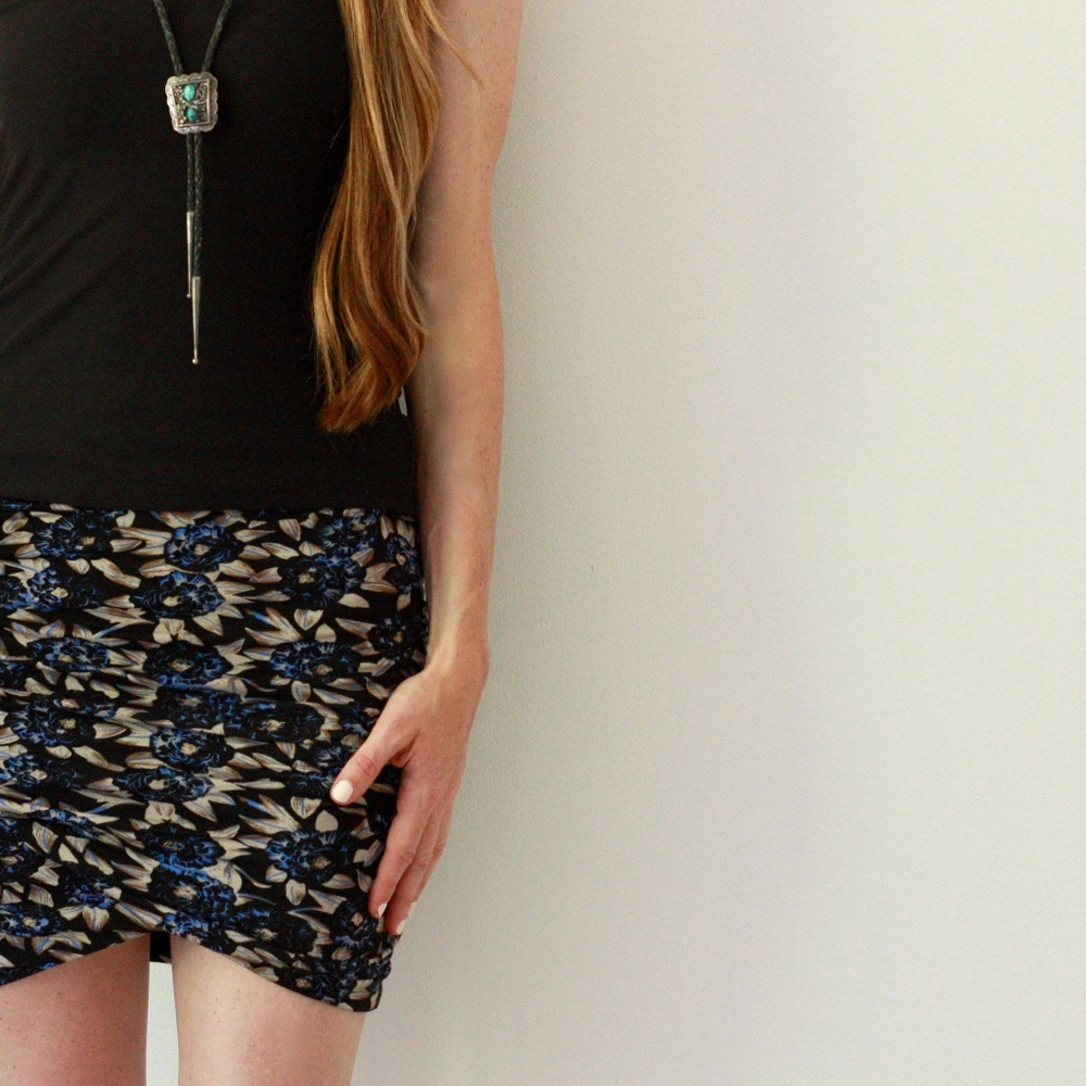 free people, essential scrunch skirt, size xs